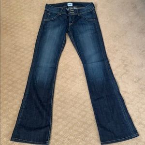 Hudson flare jeans.